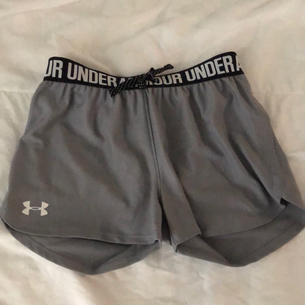 Under Armour grey workout shorts